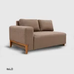 مبل-الین-دونفره-قهوه-ای