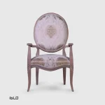 مبل-تک-لاپند-گلدار-کرم-4