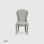 صندلی-چوبی-نئوکلاسیک-لنا-طوسی‌-خاکی