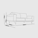 کاناپه سه نفره ست هفت نفره اورلاندو