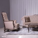 مبل-تک-لیونا-پارچه-2کرم-روشن